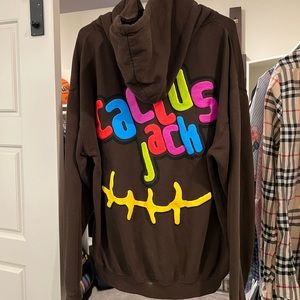 BRAND NEW NEVER WORN Cactus Jack Travis Scott McDonald’s Brown Hoodie Size Large